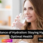 The Importance of Hydration Staying Hydrated for Optimal Health