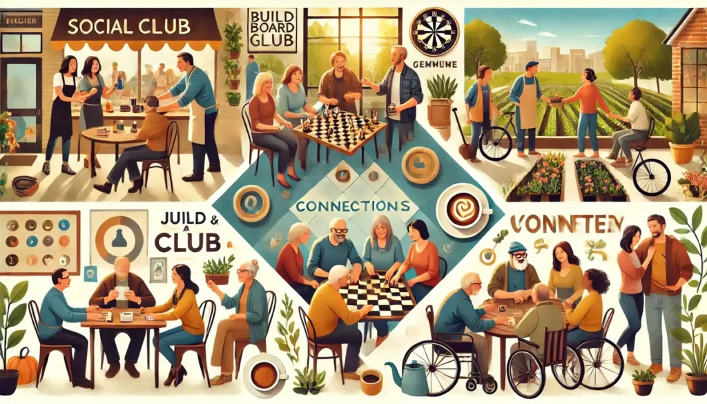 image illustrating how to build and maintain meaningful social connections