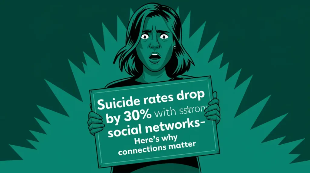 Suicide Rates Drop by 30% with Strong Social Networks—Here’s Why Connections Matter